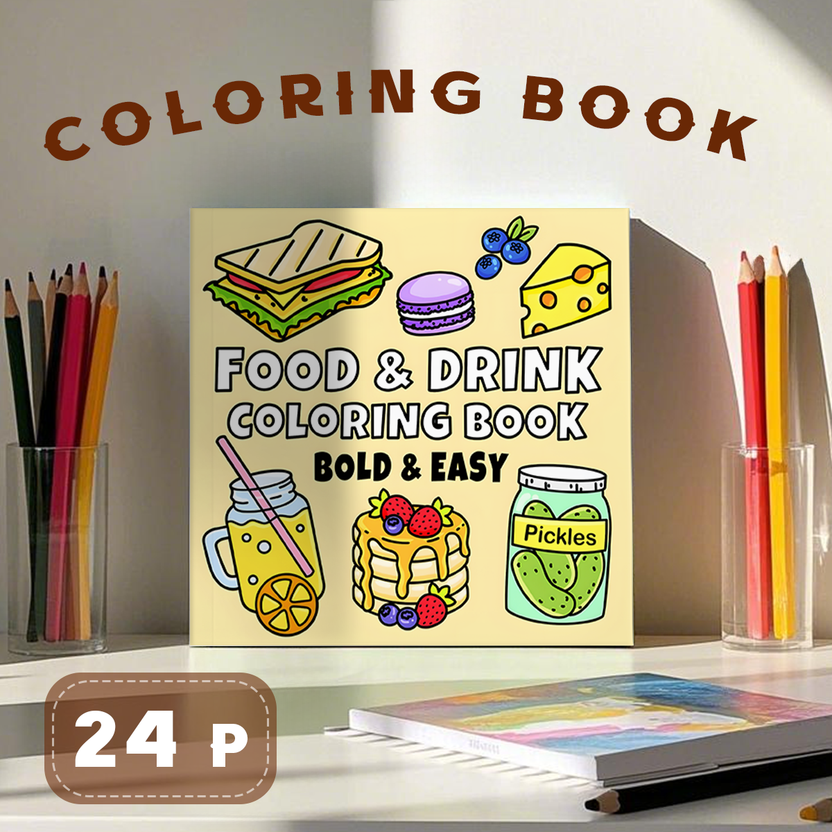 Delicious Treats Coloring Book - Food Snacks Pictures recensie en prijs