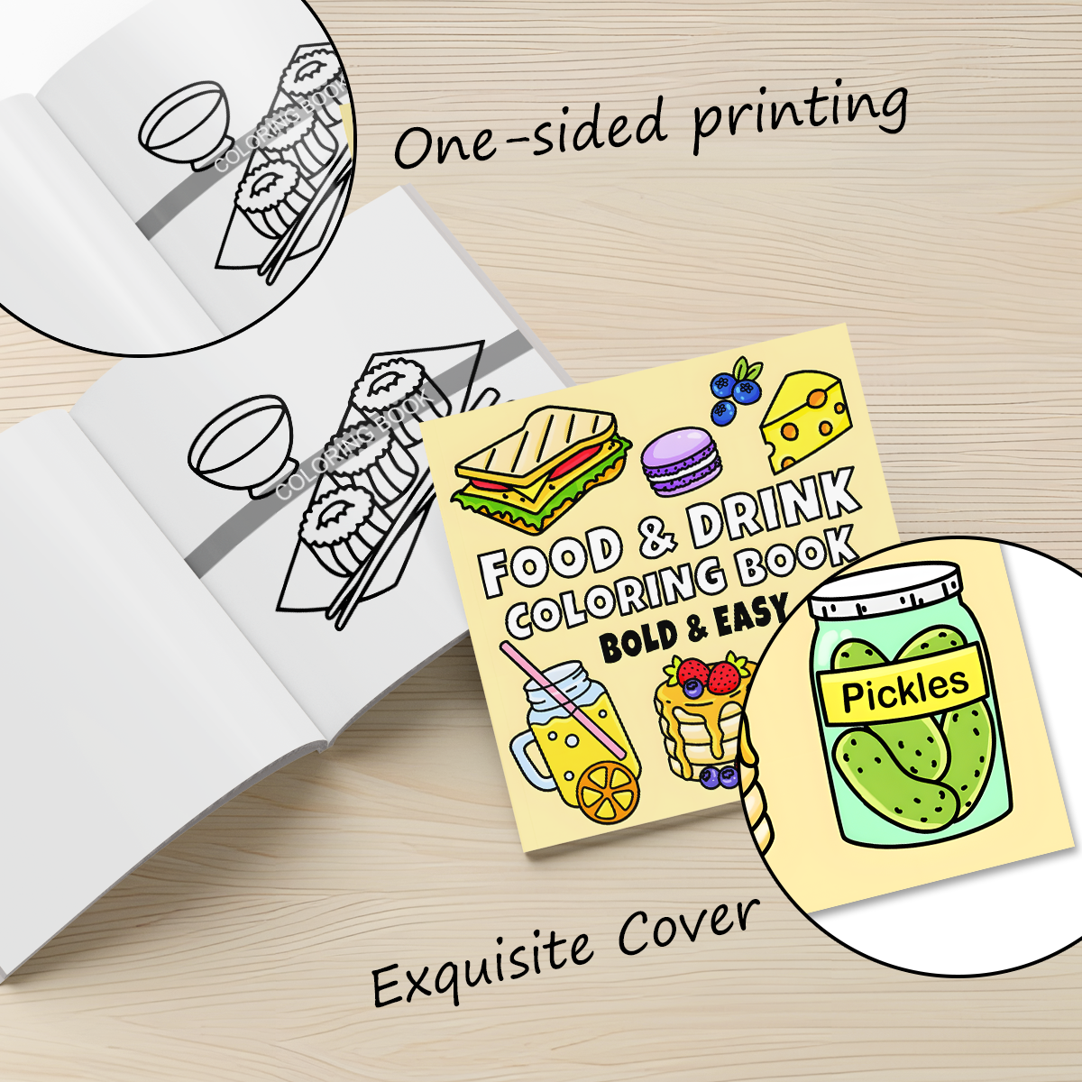 Delicious Treats Coloring Book - Food Snacks Pictures recensie en prijs