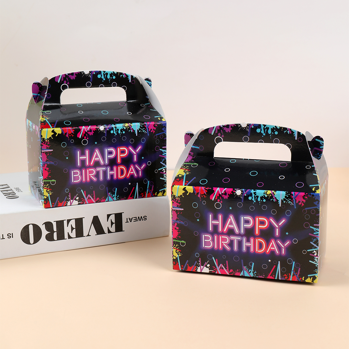 Fluorescent Candy Box Paper Ca - Food Snacks Party recensie en prijs