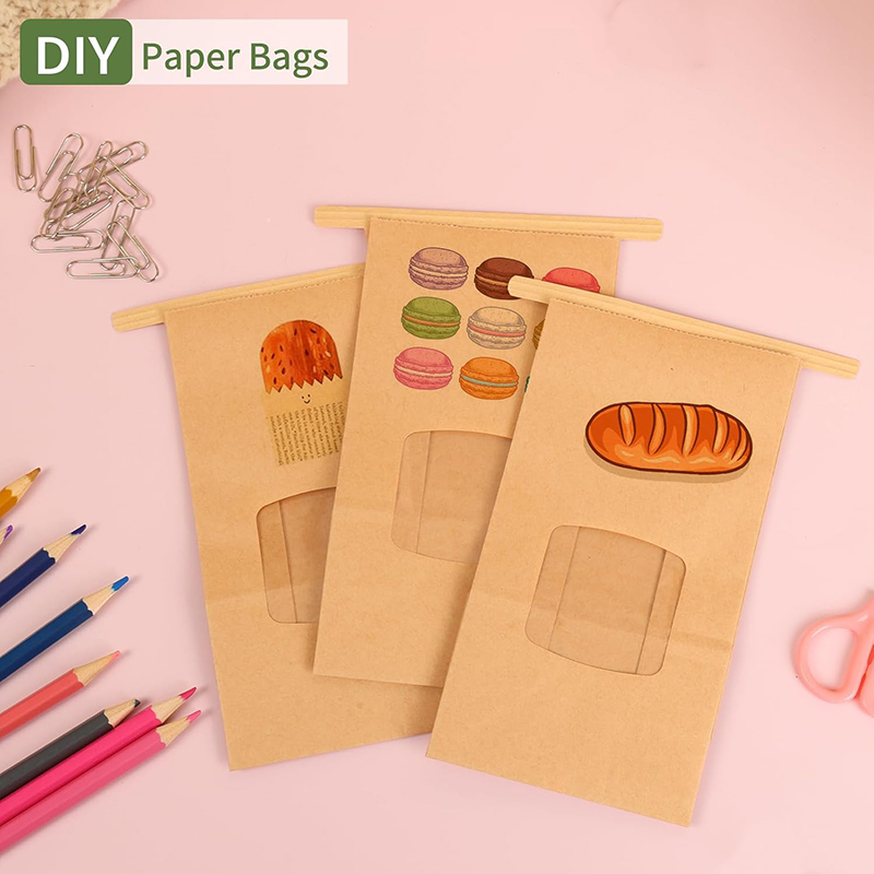 10Pcs Bakery Bags, Window Seal - Food Snacks Party recensie en prijs