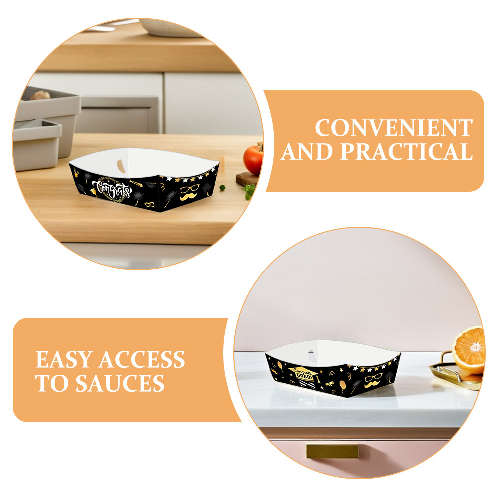 24Pcs Graduation Paper Food Tr - Food Snacks Party recensie en prijs
