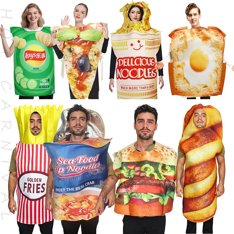 Funny Fancy Food Sponge Suit H - Food Snacks Party recensie en prijs