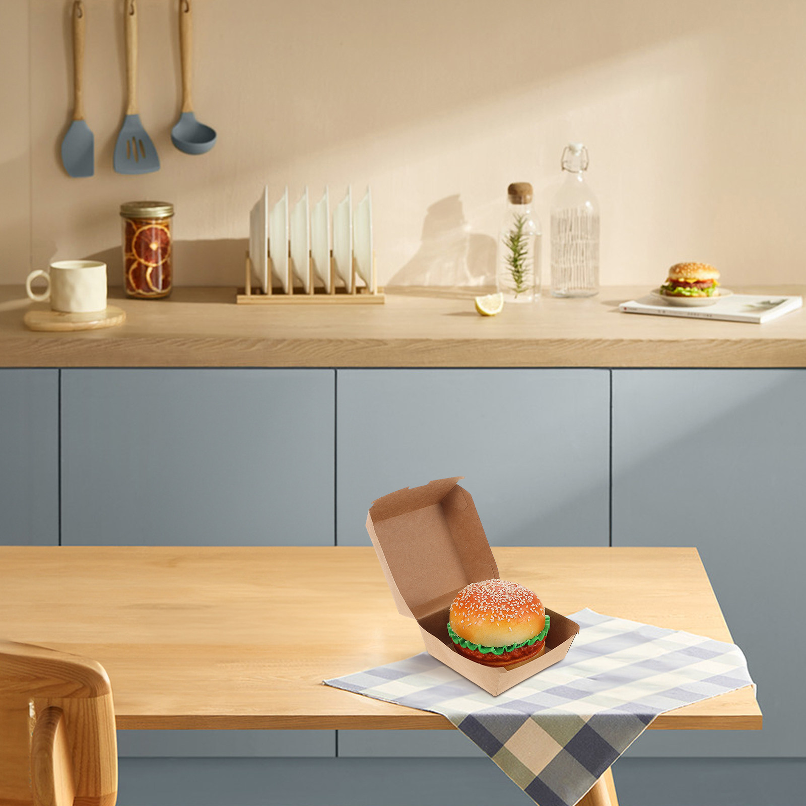 30Pcs Burger Boxes Kraft Paper - Food Snacks Party recensie en prijs