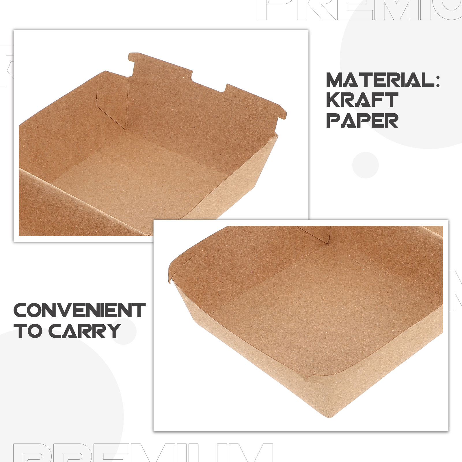 30Pcs Burger Boxes Kraft Paper - Food Snacks Party recensie en prijs