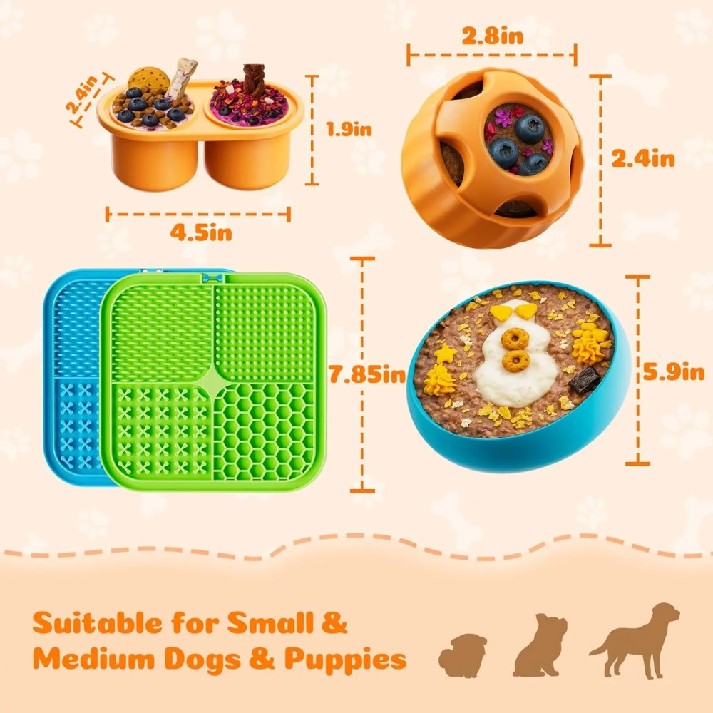 Dog Enrichment Toys 6 Pack Lic - Peanut Butter Snack recensie en prijs