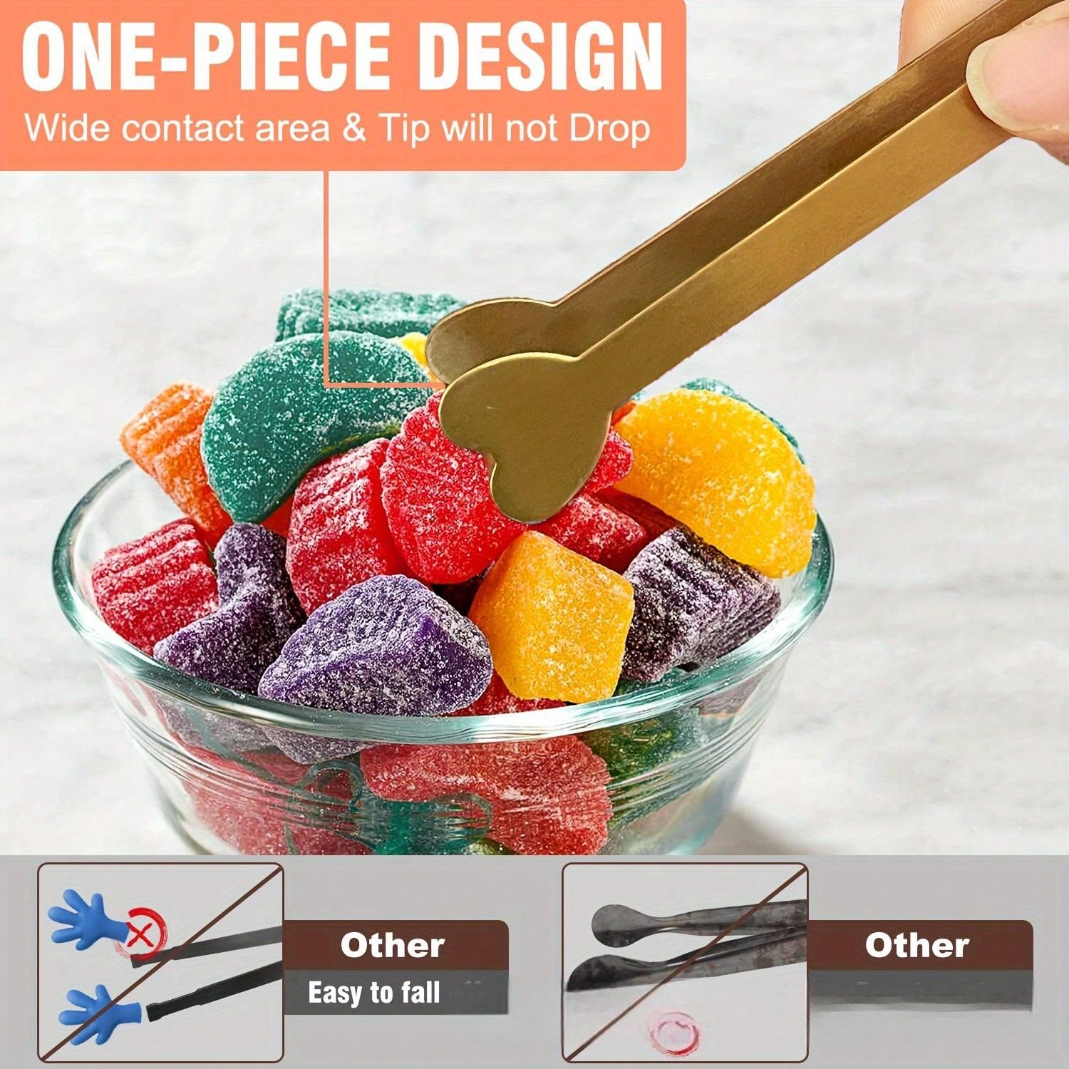 Gold Stainless Steel Mini Serv - Food Snacks Party recensie en prijs