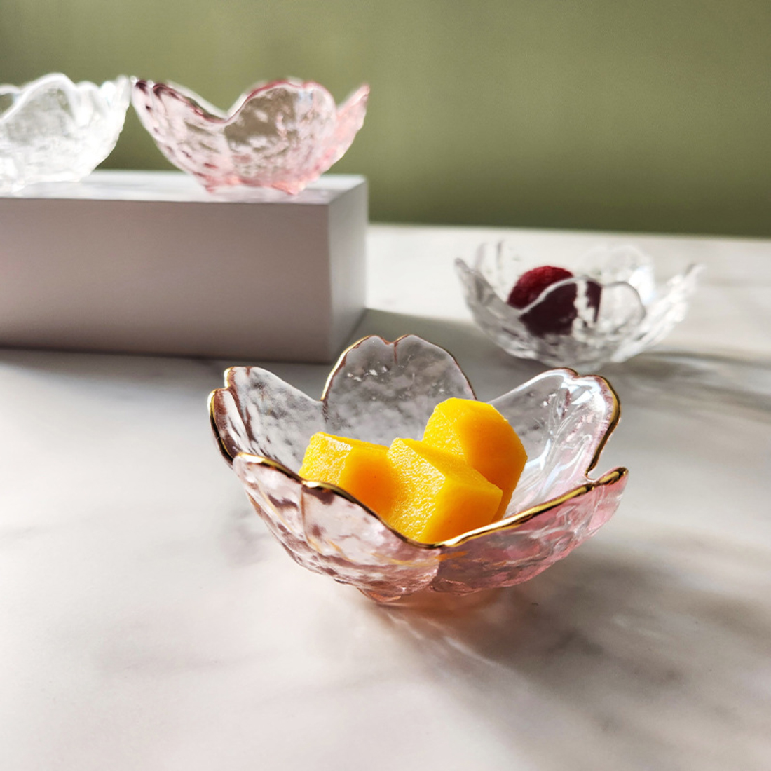 3 Pcs Glass Sauce Dish Japanes - Peanut Butter Snack recensie en prijs