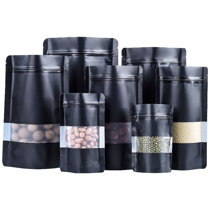 100PCS Stand-up Matte Black Al - Food Snacks Party recensie en prijs