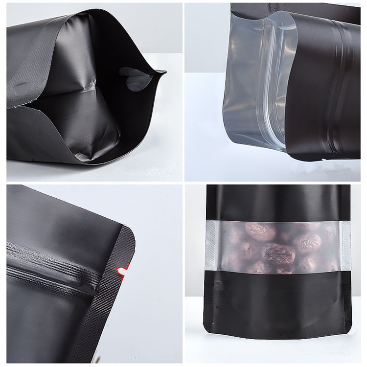 100PCS Stand-up Matte Black Al - Food Snacks Party recensie en prijs