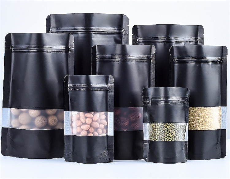 100PCS Stand-up Matte Black Al - Food Snacks Party recensie en prijs