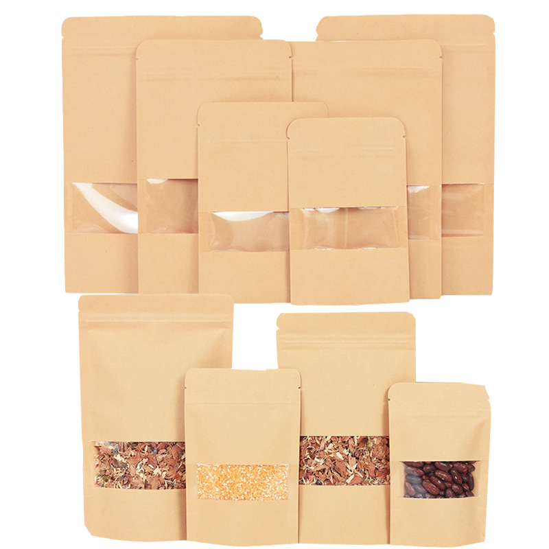 20/50pcs Kraft Paper Zip Lock  - Food Snacks Party recensie en prijs
