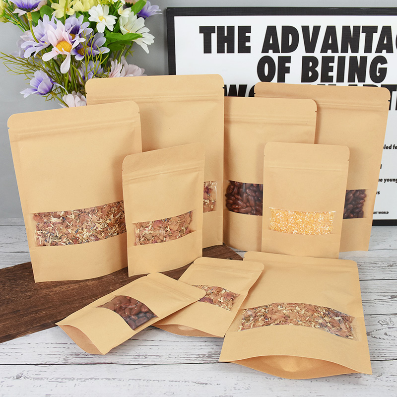 20/50pcs Kraft Paper Zip Lock  - Food Snacks Party recensie en prijs