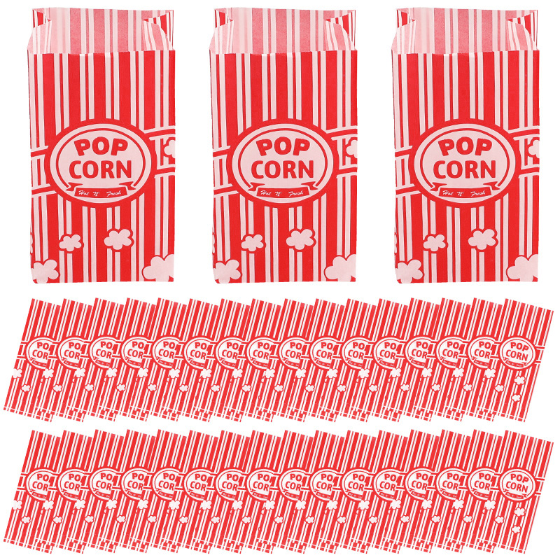 50Pcs Popcorn Packaging Bags S - Food Snacks Party recensie en prijs
