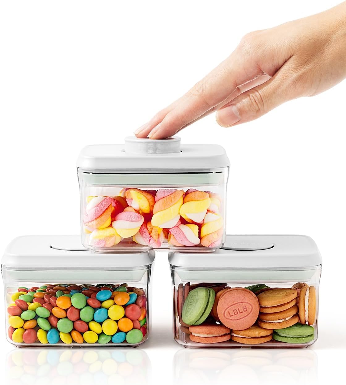 0.6 Qt Pop Containers - 3 Pack - Qt Food Snacks recensie en prijs
