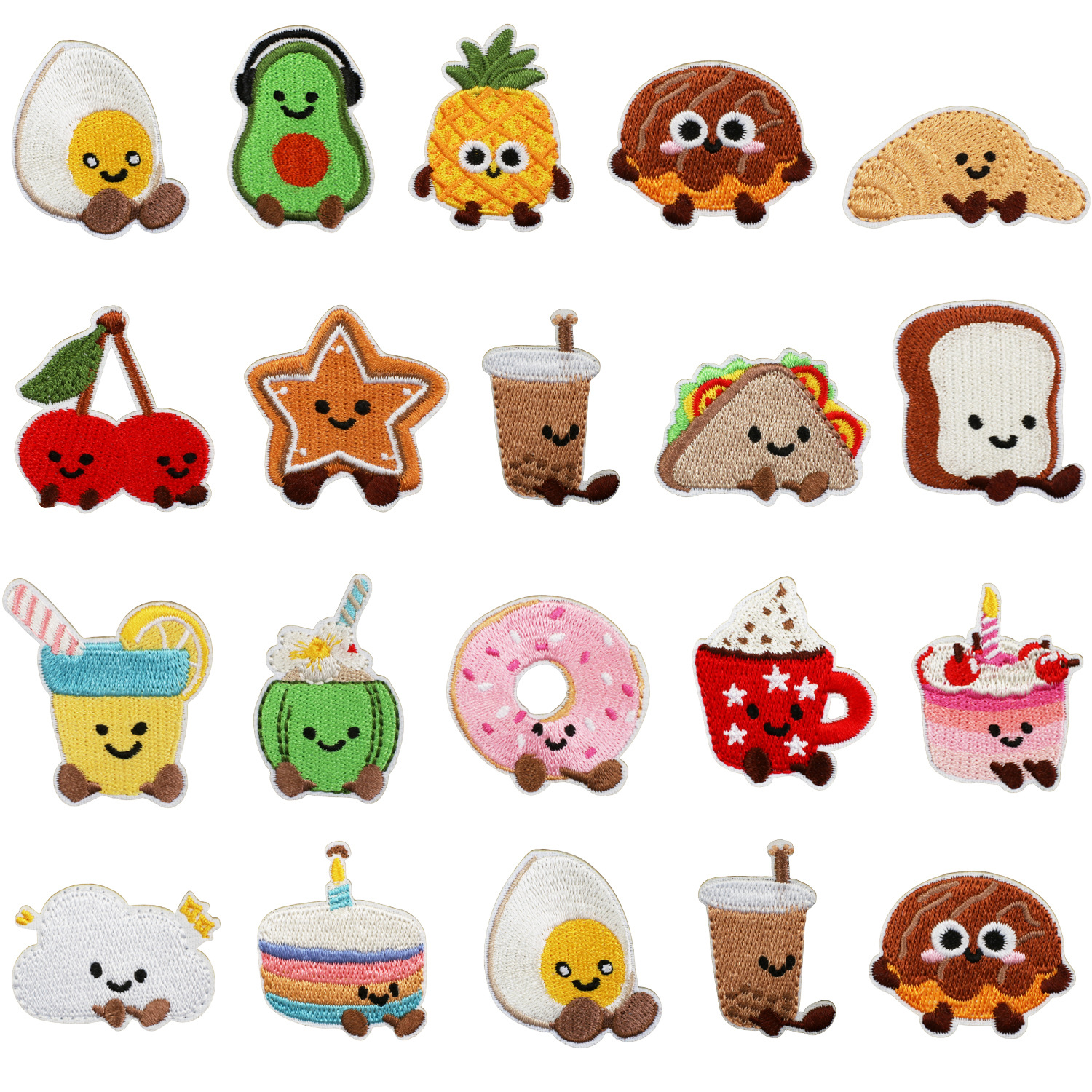 10 Pcs Snack Food Milk Tea Emb - Food Snacks Pictures recensie en prijs