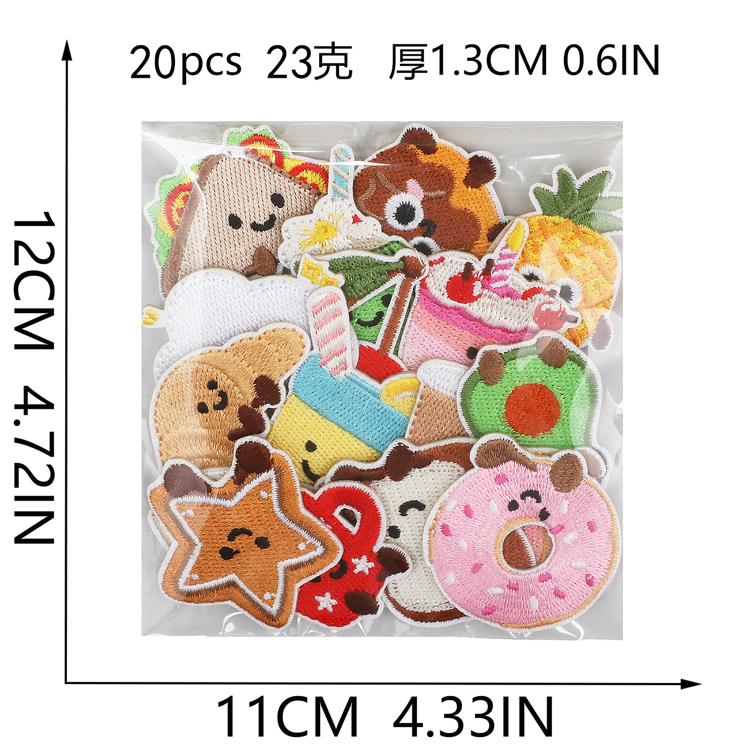 10 Pcs Snack Food Milk Tea Emb - Food Snacks Pictures recensie en prijs